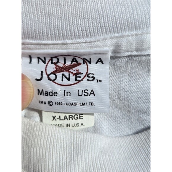 Vtg Indiana Jones Epic Stunt Spectacular Disney Shirt Size XL NOS Single Stitch - Picture 6 of 12